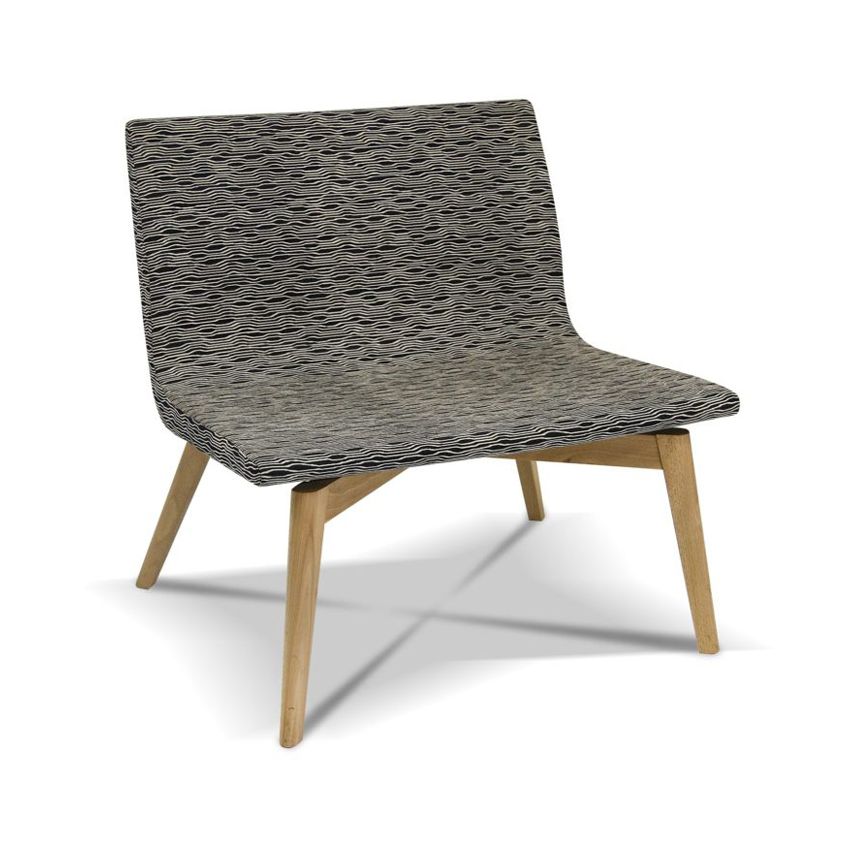 Camilla Lounger - Beech Wooden Legs