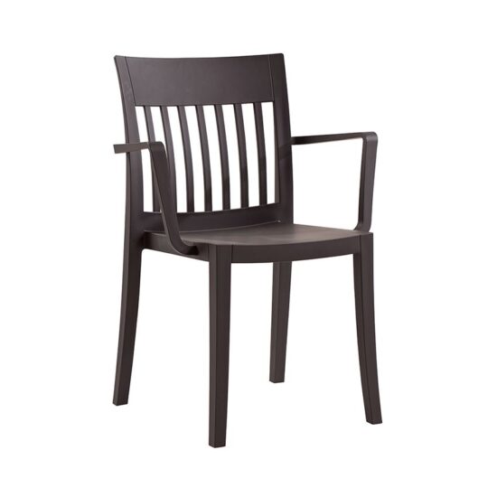 Eden Dining Arm Chair Brown