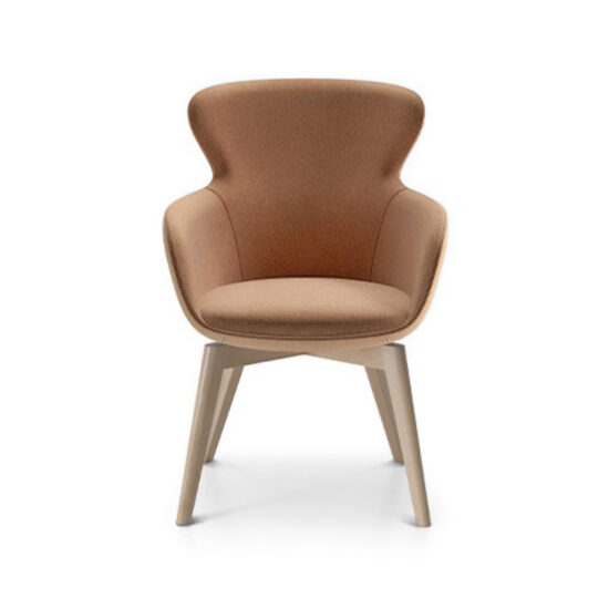 Queen Piccola – Four Beech Wooden Legs, multi purpose chairs