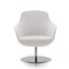 PRINCESS LOUNGE swivel flat round base